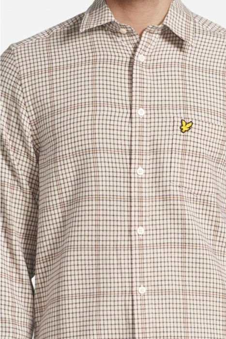 HOUNDSTOOTH CHECK FLANNEL SHIRT CANVAS 4