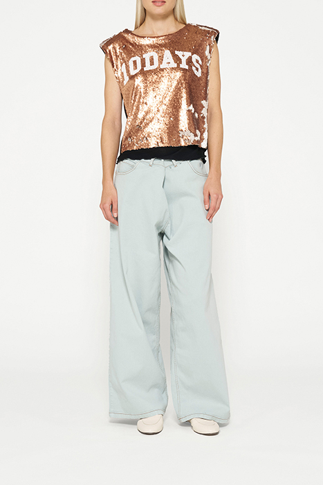 CROSS DENIM PANTS SEA FOAM 2