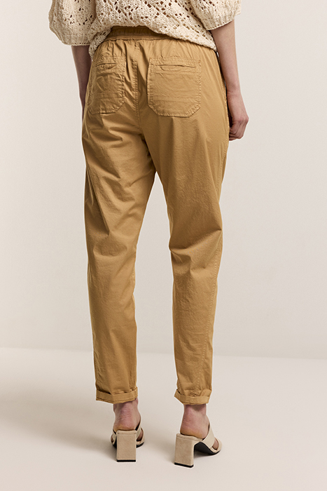 JOGGER PANTS LIGHT WEIGHT TWILL SOFT CAMEL 2