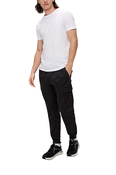 S.OLIVER-QS PANTS GREY/BLACK 3