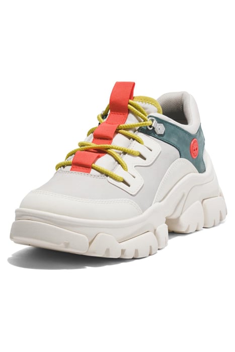 ADLEY WAY LOW LACE UP SNEAKER WHITE NUBUCK 7