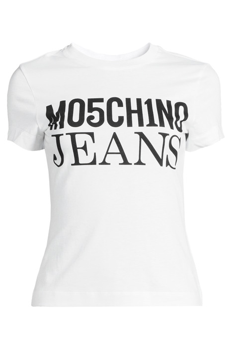 LOGO PRINT JERSEY T-SHIRT WHITE 3