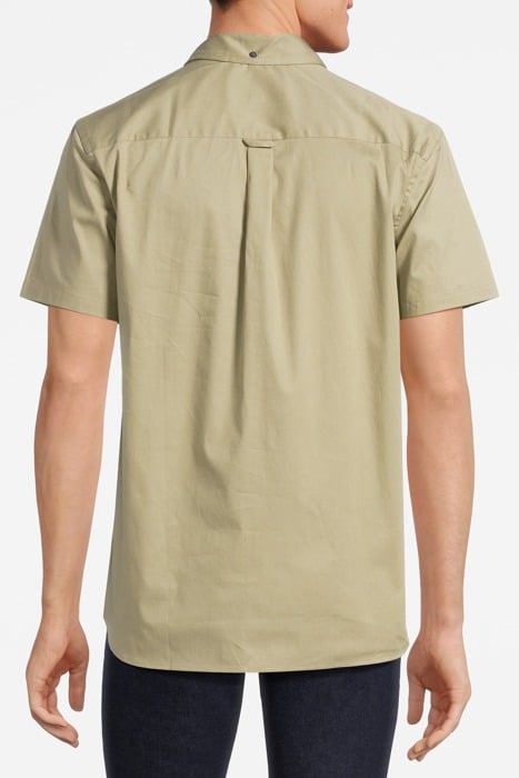 POPLIN SHORT SLEEVE SHIRT JOURNEY OLIVE 2
