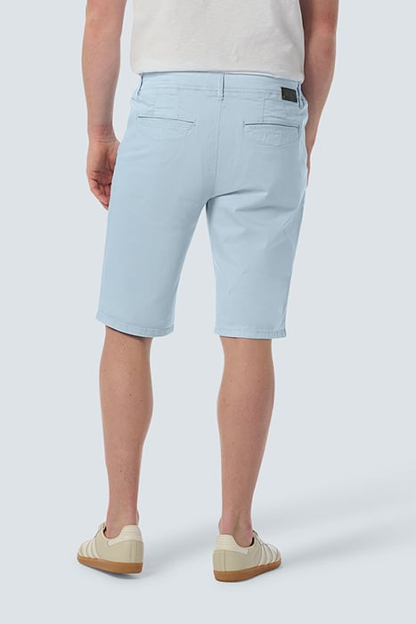 SHORT CHINO GARMENT DYED TWILL STRETCH SKY 2