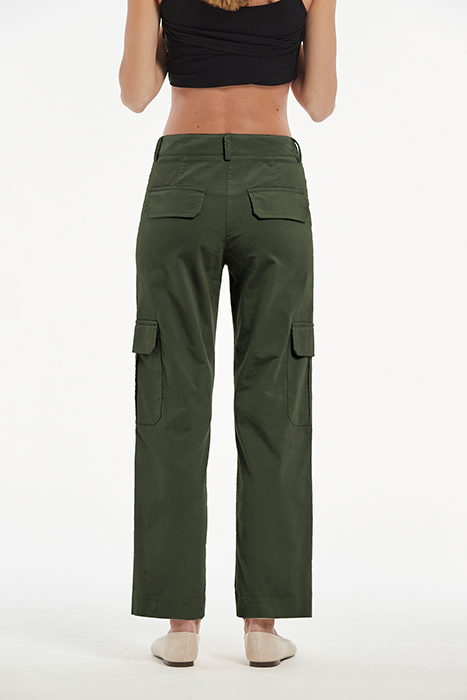 STRETCH COTTON ANDREU TROUSERS KAKI 2