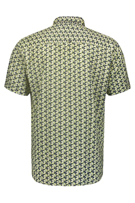 SHIRT SHORT SLEEVE ALLOVER PRINTED LIME 5