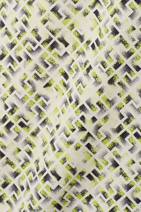 SHIRT SHORT SLEEVE ALLOVER PRINTED LIME 7