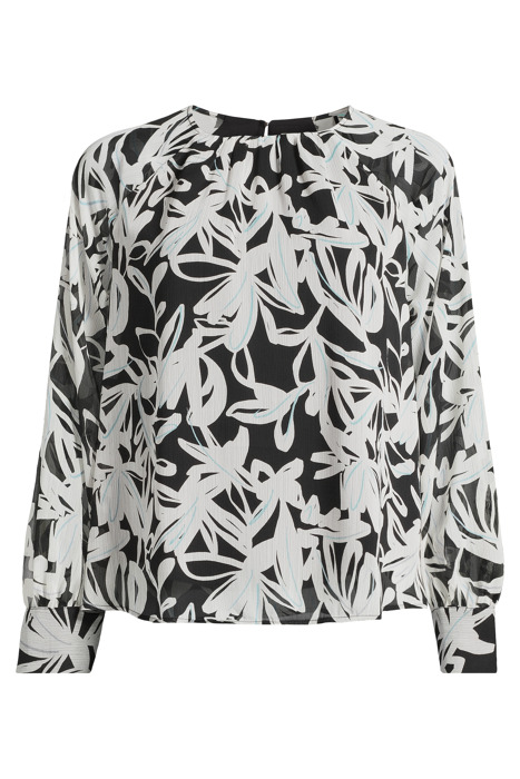 S.OLIVER BLOUSES GREY/BLACK 3