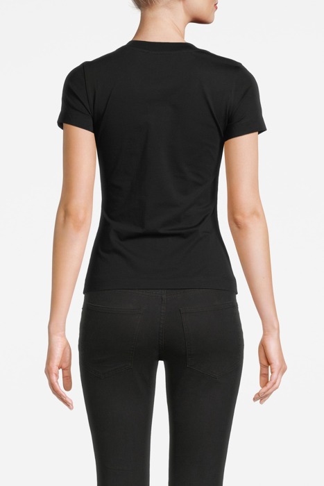 LEOPARD HEART JERSEY T-SHIRT BLACK 2