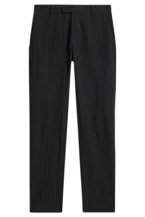 SLIM FIT PANTS WITH WELT HIP POCKETS AND BLACK 2