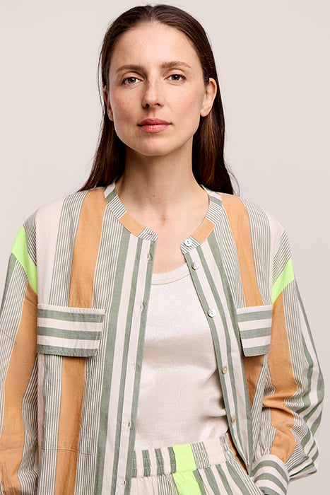 TUNIC BLOUSE STRIPE FLUO MULTICOLOUR 3