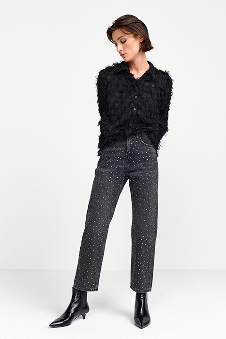 BLOUSE WITH STRUCTURE BLACK 2