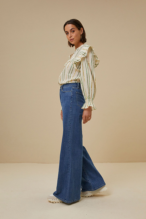 PENNIE CHACHA STRIPE BLOUSE CHACHA STRIPE 4