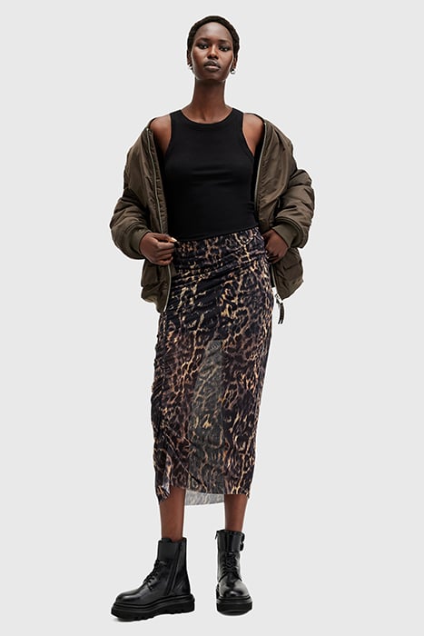 NORA SKIRT JINX GOLDEN BROWN 3