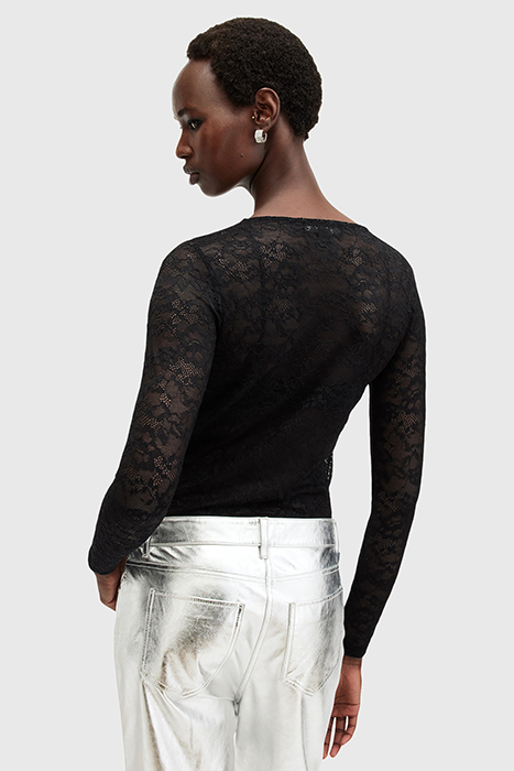 EDANA LACE LS TOP BLACK 2