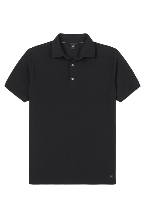 DAVIS | TAILORED POLOSHIRT PURE BLACK 2