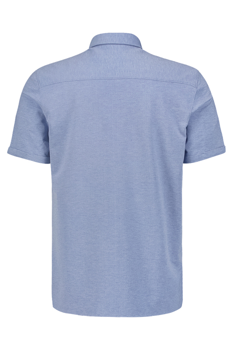SHIRT SHORT SLEEVE JERSEY STRETCH MELANGE COBALT 5