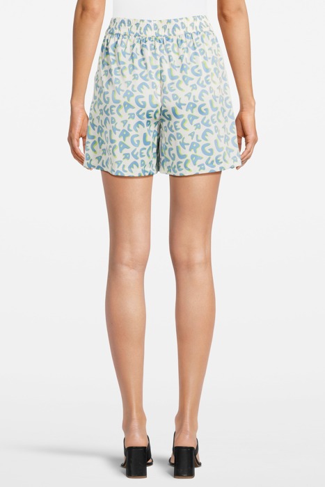 KARL LETTER WOVEN SHORT OFF WHITE 2