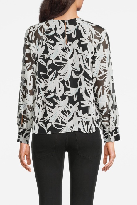 S.OLIVER BLOUSES GREY/BLACK 2