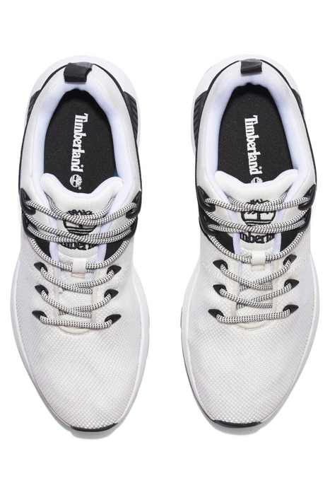 SPRINT TREKKER LOW LACE UP SNEAKER WHITE KNIT 3