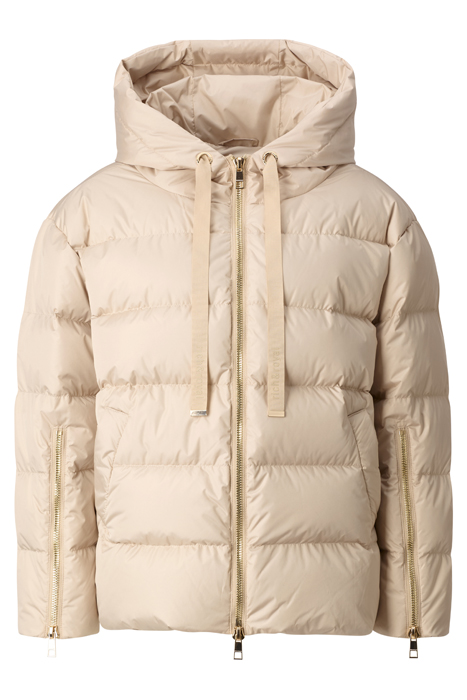 BIG PUFFER JACKET SUSTAINABLE DOWN CAFFEE LATTE 4