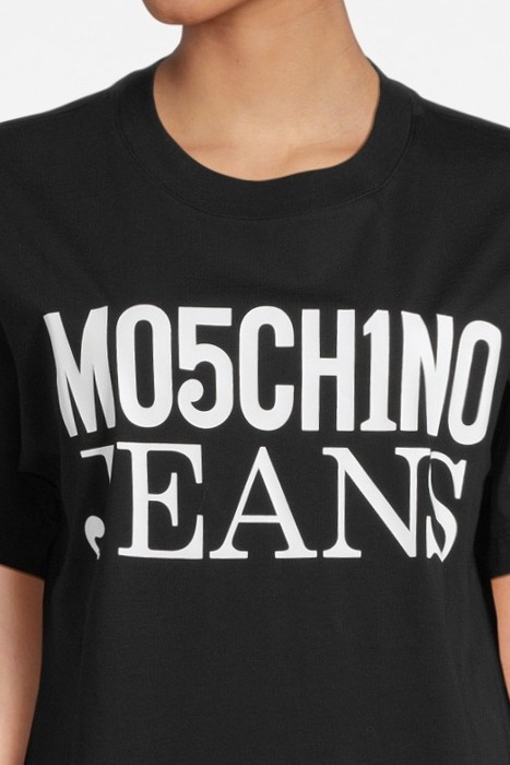 LOGO PRINT JERSEY T-SHIRT BLACK 4