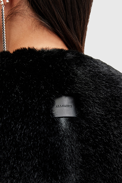 FLORENCE FUR COAT BLACK 10