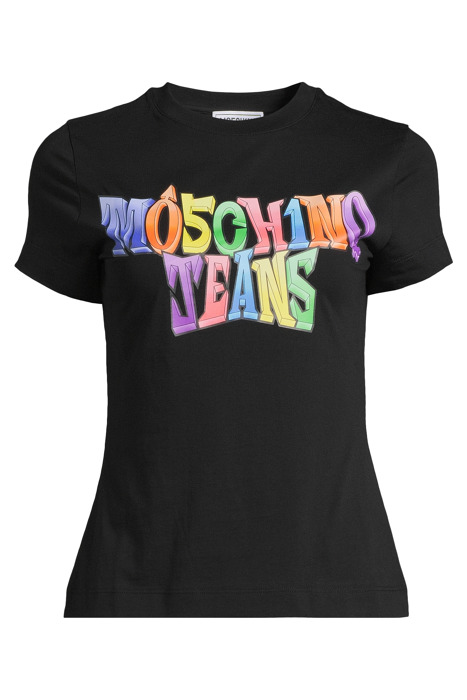 COLORFUL LOGO JERSEY T-SHIRT BLACK 3