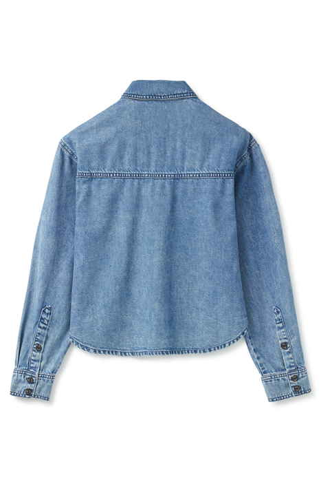 CROPPED DENIM SHIRT BEVERLY HILLS 4