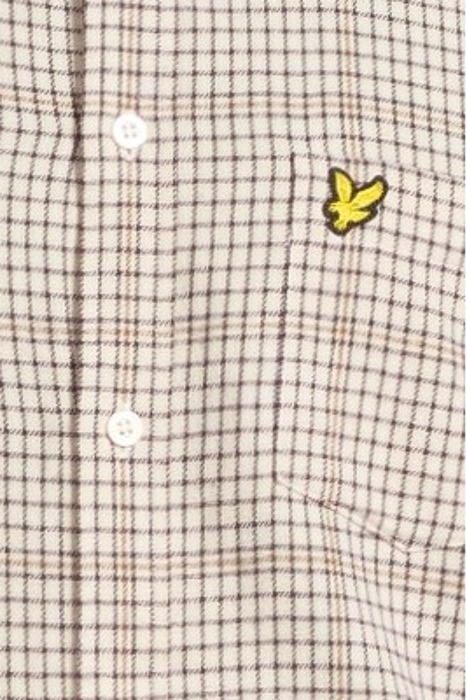 HOUNDSTOOTH CHECK FLANNEL SHIRT CANVAS 5