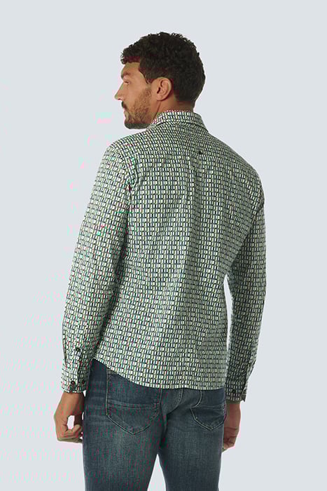 SHIRT STRETCH ALLOVER PRINTED ZINC 2