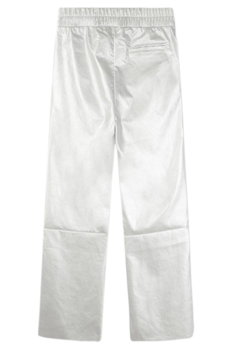 FLARED PANTS LEATHERLOOK SILVER 4