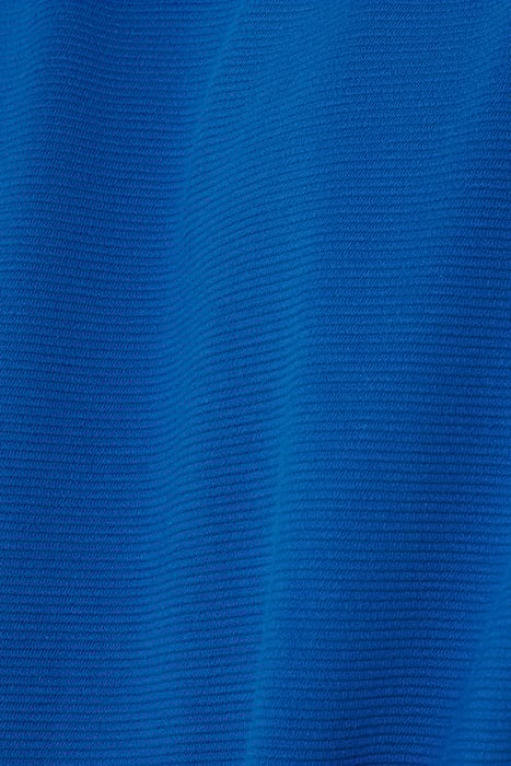 T-SHIRT CREWNECK SOLID JACQUARD COBALT 7