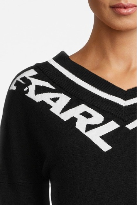 KLJ LOGO SWEATER BLACK 4