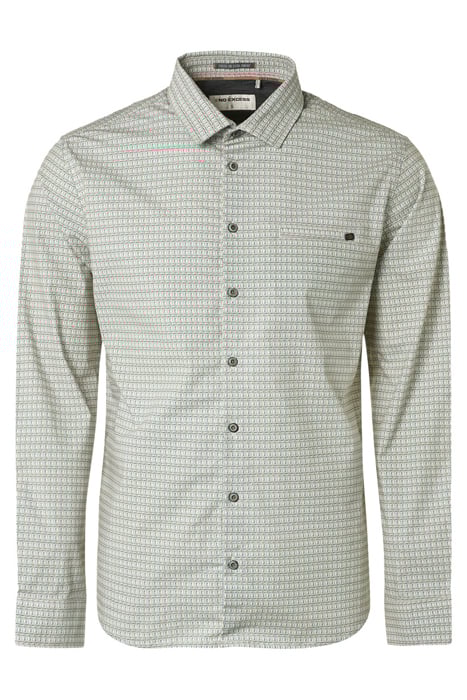 SHIRT STRETCH ALLOVER PRINTED DARK STEEL 4