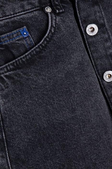 KLJ MINI SKIRT DENIM WASHED BLACK 3