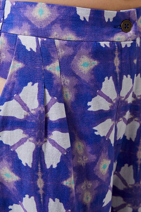 FRENCH CONNECTION DORY BIRDIE LINEN TROUSERS ROYAL BLUE 4