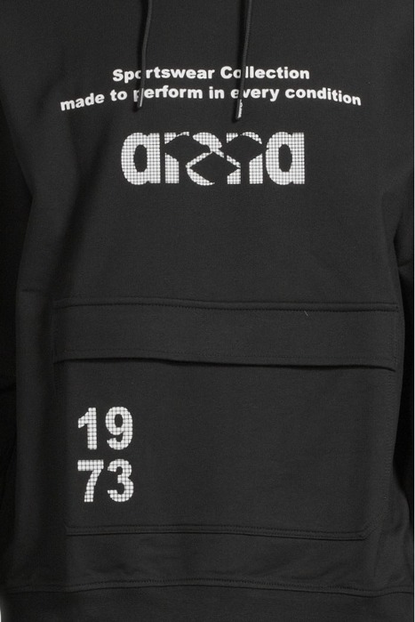 MAN HOODIE A-AFM812W22 BLACK 5