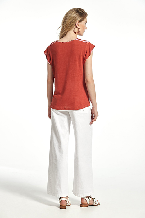 MULTICOLOR PRINT SEERSUCKER ARABE TOP MULTICOLOR 2