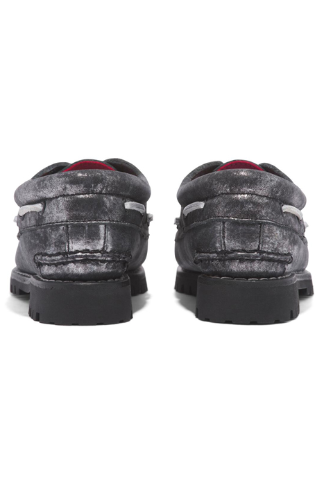 NOREEN BOAT SHOE BLACK METALLIC 4