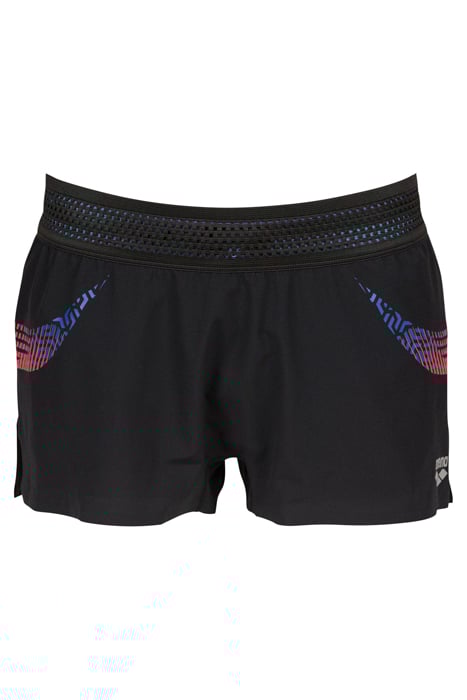W A-ONE SHORT BLACK-FLUO RED 4