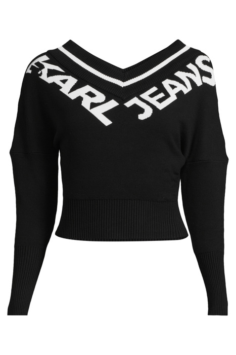 KLJ LOGO SWEATER BLACK 3