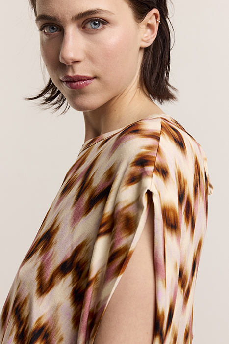 TOP BLURRED ZIG ZAG PRINT MULTICOLOUR 3