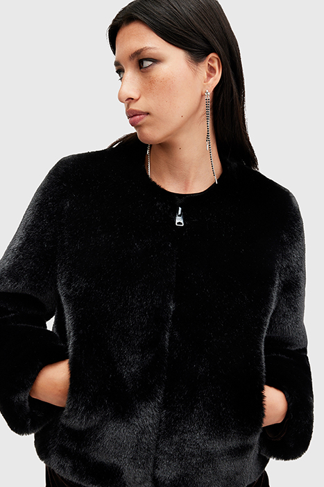 FLORENCE FUR COAT BLACK 9