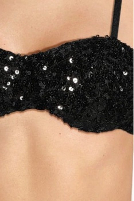 BRA WITH SEQUINS BLACK 5