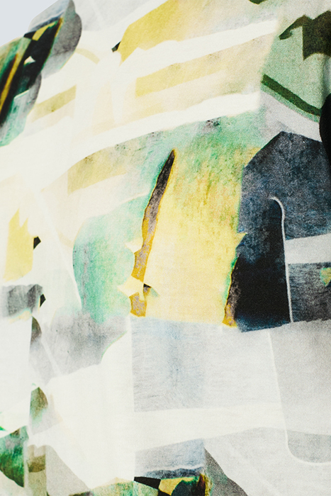 T-SHIRT CREWNECK ALLOVER PRINTED WHITE 7