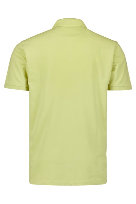 POLO PIQUE GARMENT DYED LIME 5