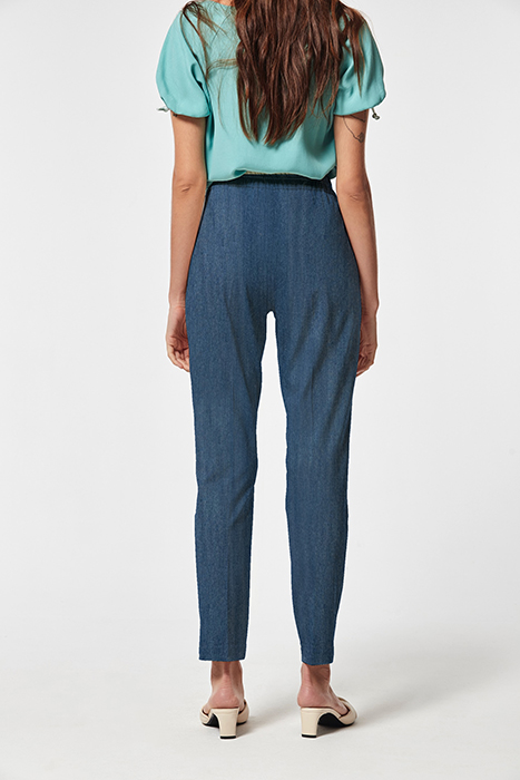 CHAMBRAY TRANTA TROUSERS BLUE 2