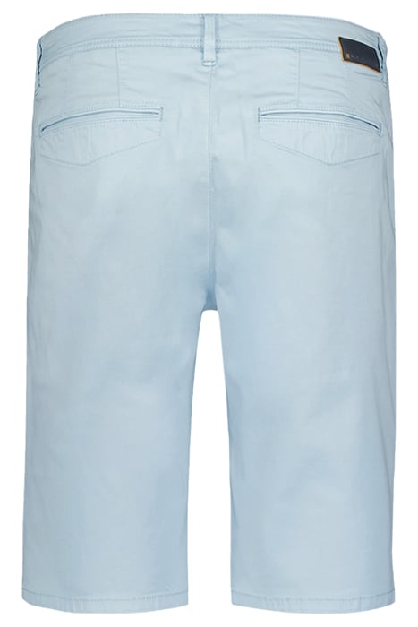SHORT CHINO GARMENT DYED TWILL STRETCH SKY 5