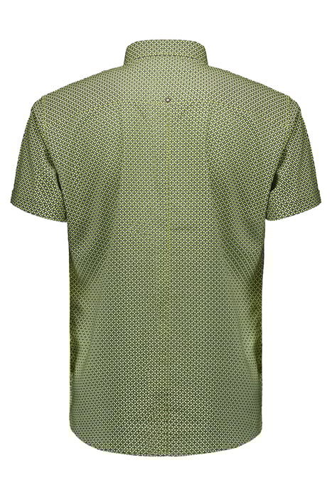 SHIRT SHORT SLEEVE ALLOVER PRINTED LIME 5
